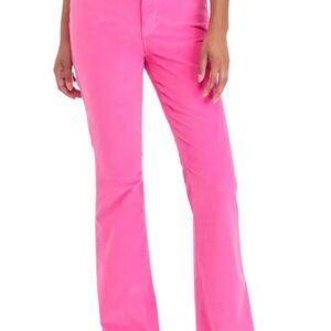 Crown & Ivy Bold Pink Corduroy pants NWT
